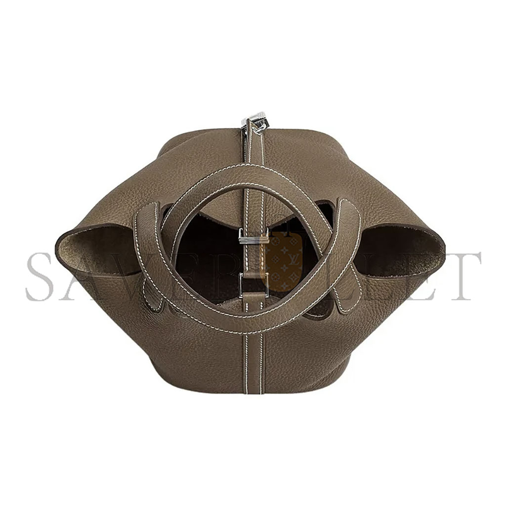 H**mes picotin lock 18 taurillon clemence h056289ck18 (18*18*13cm)